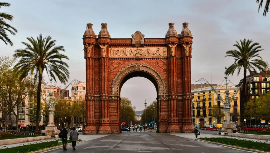 Arc de triomf in Barcelona
