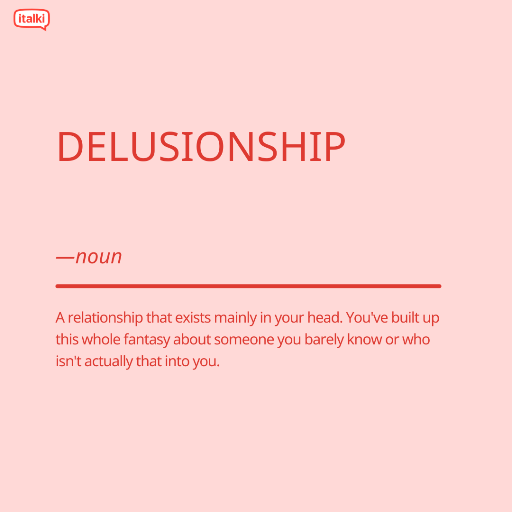 Delusionship definition card