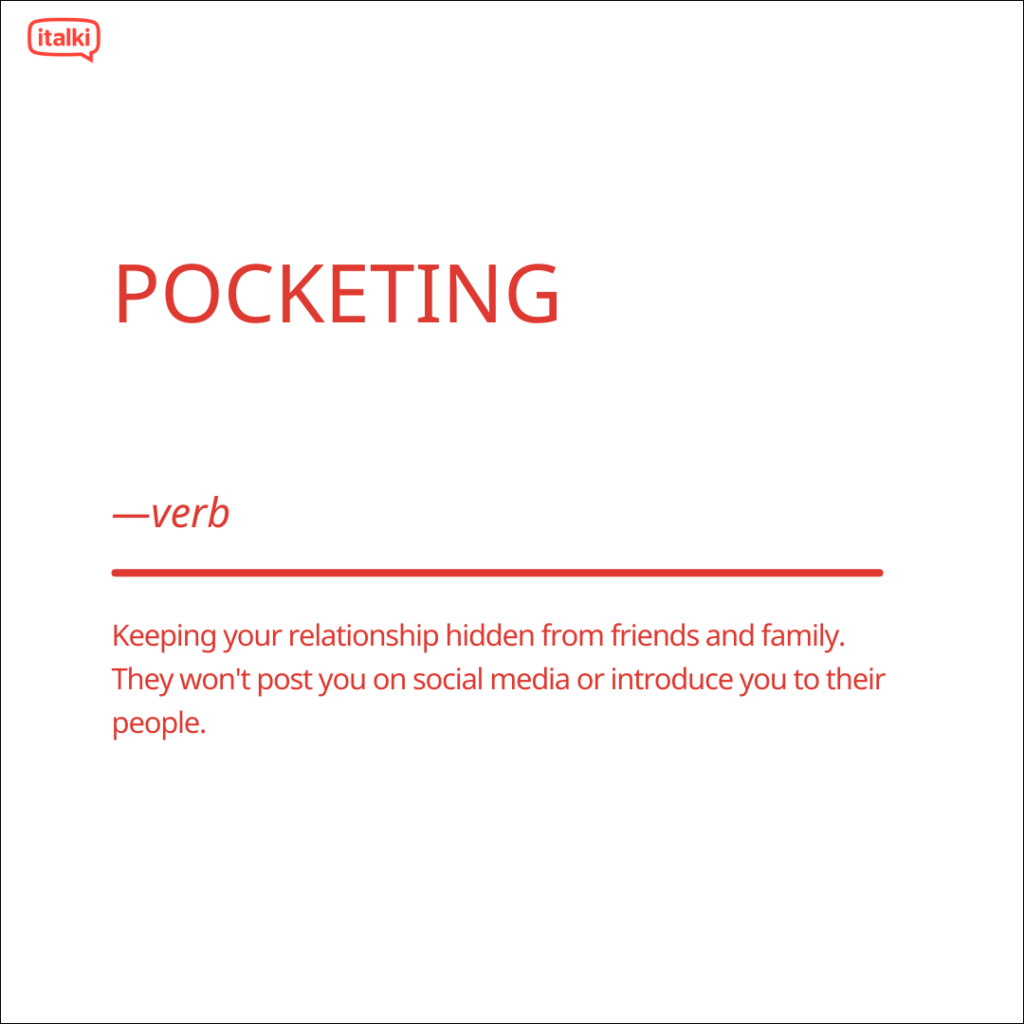 Pocketing definition card