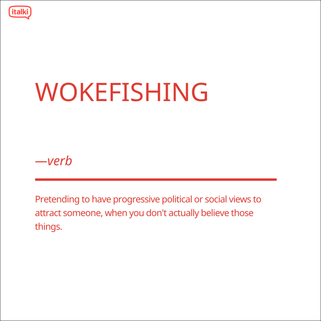 wokefishing definition card