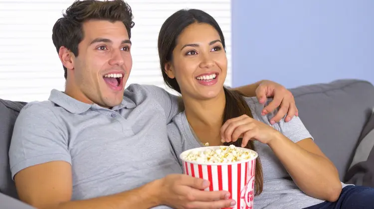 couple watching movies