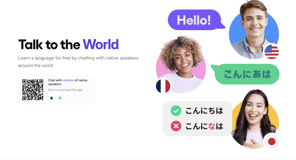 hellotalk homepage