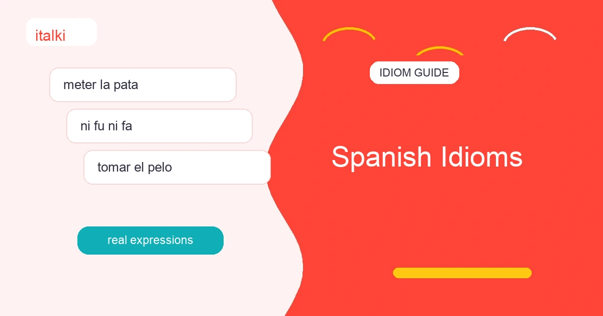 Spanish Idioms feature image