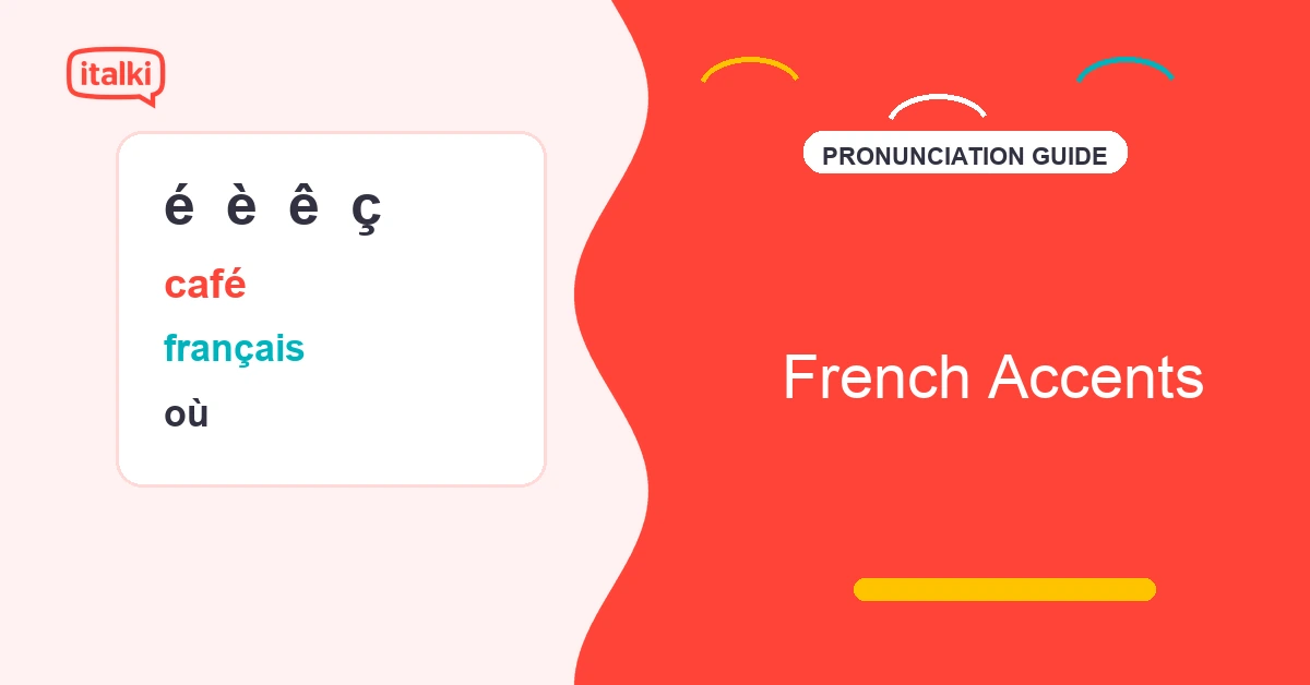 French accents featured image with accent mark practice notes
