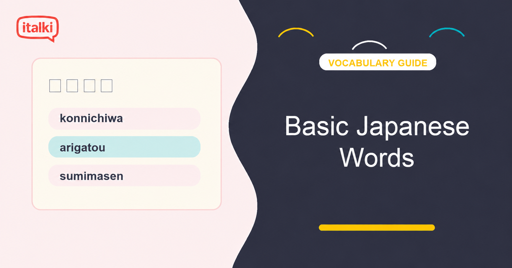 Basic Japanese Words Every Beginner Should Know