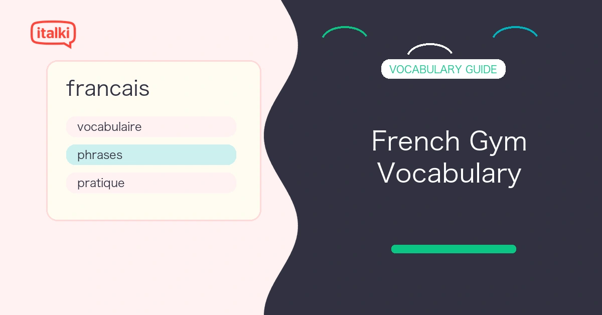 French Gym Vocabulary Explained: Words, Phrases, and What to Say feature image