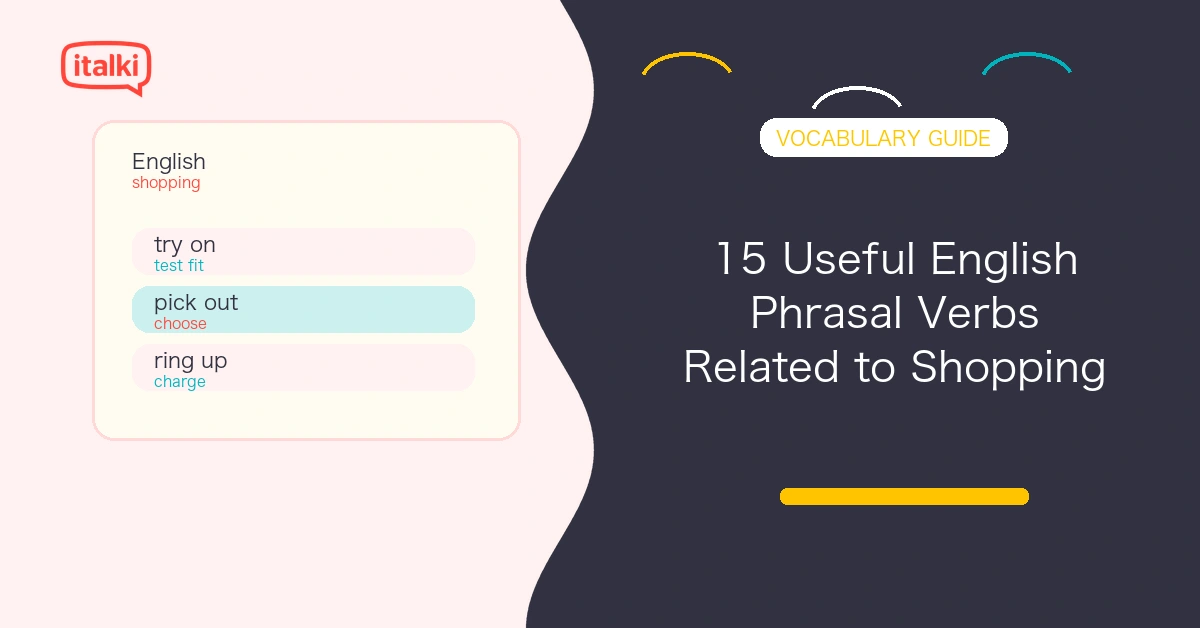 15 Useful English Phrasal Verbs Related to Shopping feature image