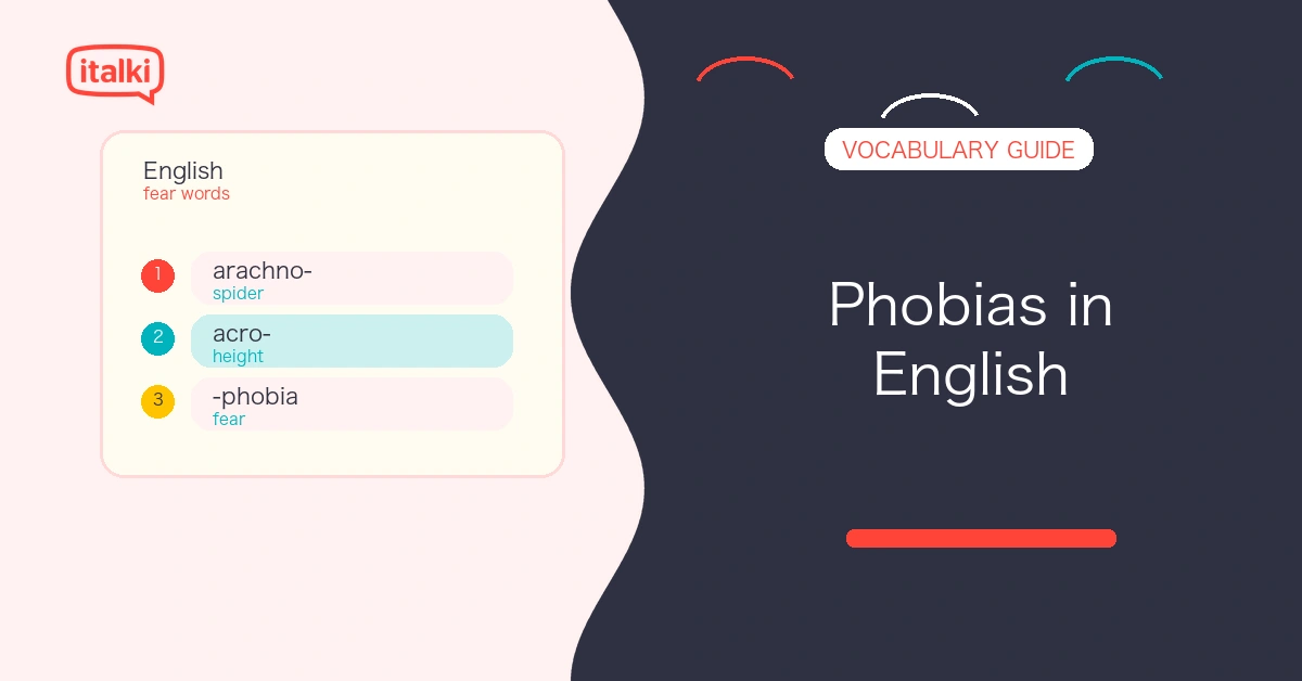 Phobias in English: 10 Common Fear Names and Uses feature image