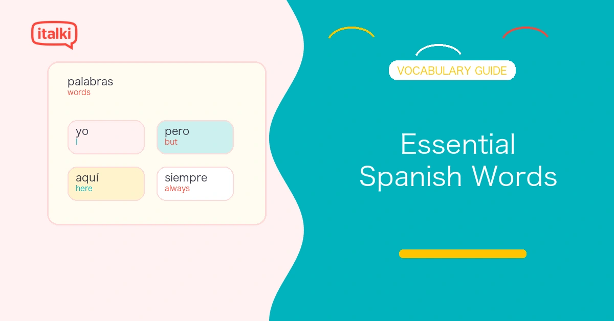 100 Essential Spanish Words Every Beginner Should Know feature image