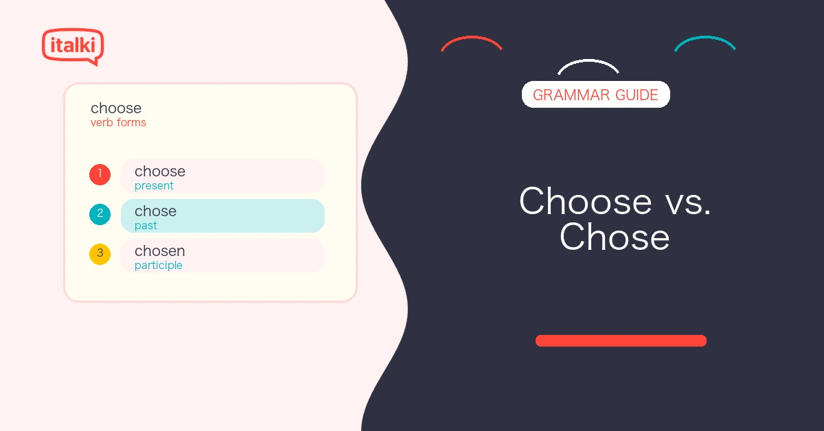 Choose vs. Chose: What's the Difference? Meaning, Examples, and Usage feature image