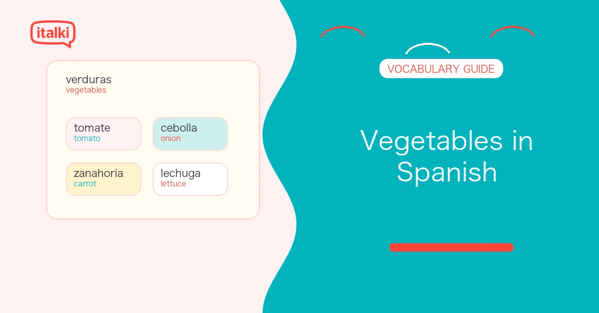 Vegetables in Spanish: 100+ Names, Pronunciation, and Vocabulary Guide feature image