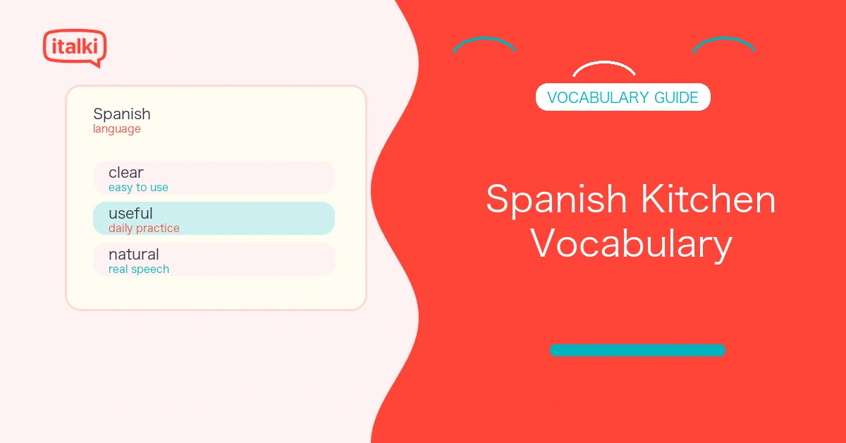 Spanish Kitchen Vocabulary: Essential Words for Cooking feature image