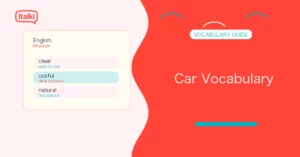 Car Vocabulary in English: 50 Essential Words with Meanings