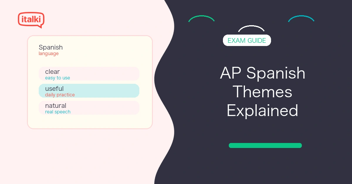 AP Spanish Themes Explained: All 6 Course Themes With Examples feature image